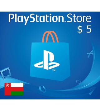 PlayStation Network Card $5 OM PlayStation 4 Key 